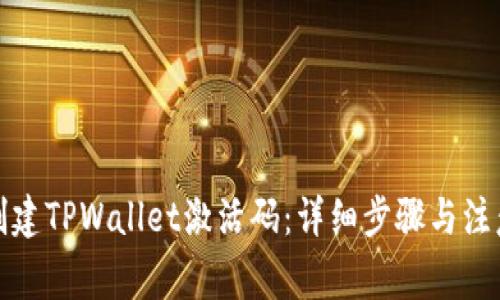 如何创建TPWallet激活码：详细步骤与注意事项