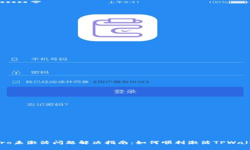 TPWalletPro未激活问题解决指南：如何顺利激活TPWalletPro钱包