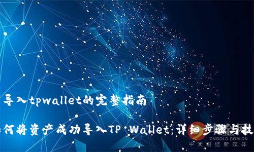 币导入tpwallet的完整指南

如何将资产成功导入TP Wallet：详细步骤与技巧